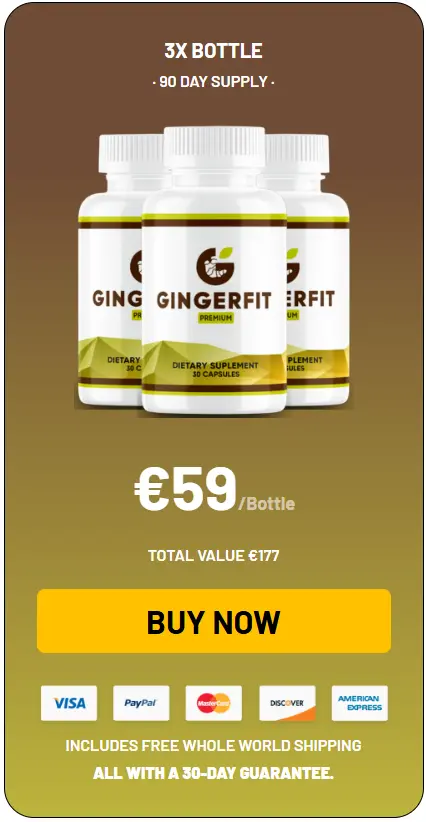 GingerFit - 3 Bottle